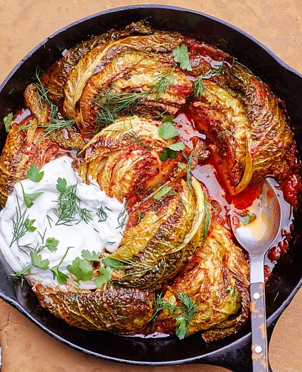 Fall-Apart Caramelized Cabbage