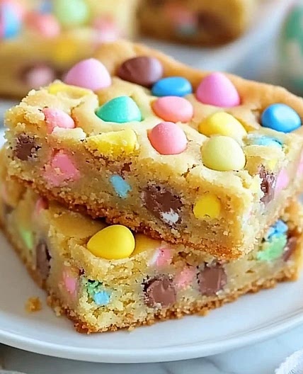 Easter Cake Mix Cookie Bars