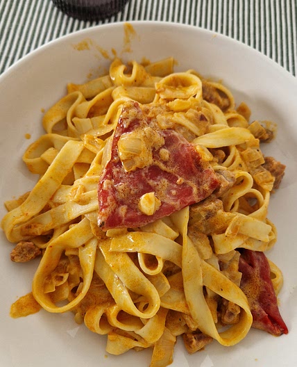 Pâte sauce chorizo