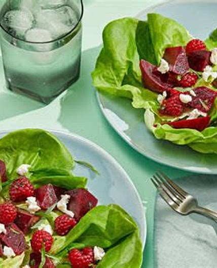 Roasted Beet and Raspberry Salad With Goat Cheese