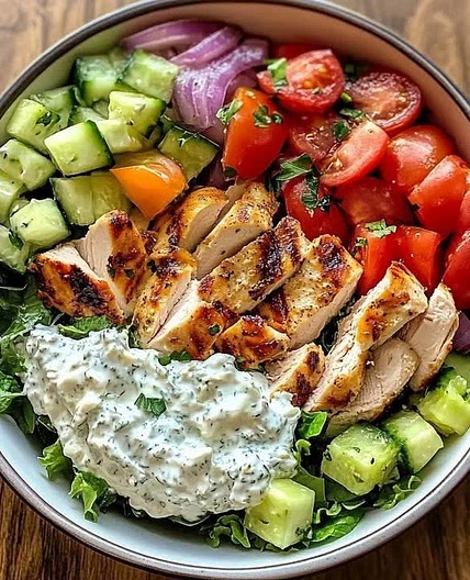 Tzatziki Chicken Salad