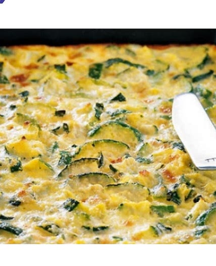 Tarte aux courgette sans pâte