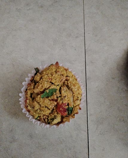 Vegan chickpea frittata muffins