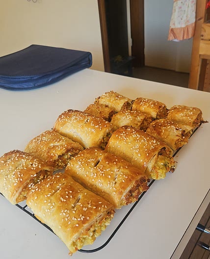 Veggie sausage roll