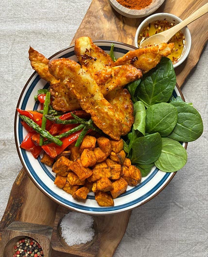 Air Fryer Halloumi
