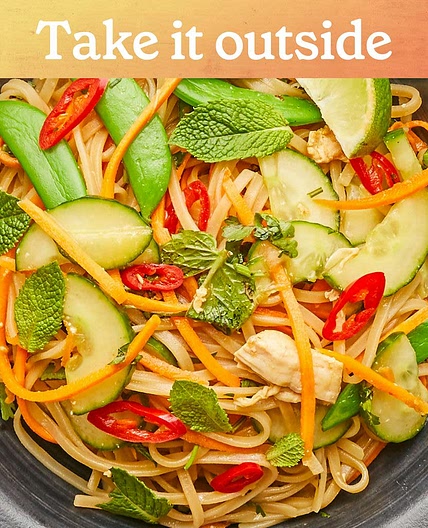 Speedy Vietnamese Turkey & Peanut Noodle Salad