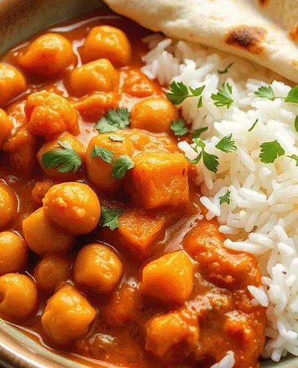 A Baluchi-Style Breakfast: Chickpea Curry & Parathas