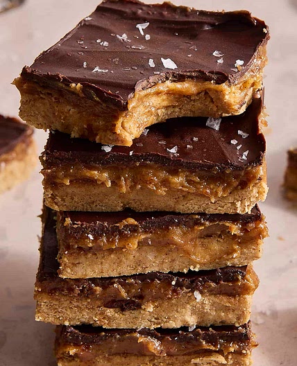 Salted Maple Protein Cookie Bars