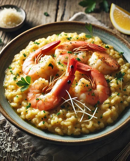 Risotto aux crevettes