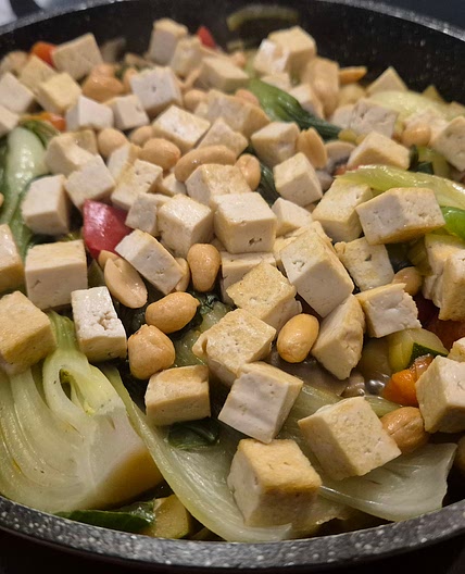 Fernöstliche Pak-Choi-Gemüsepfanne