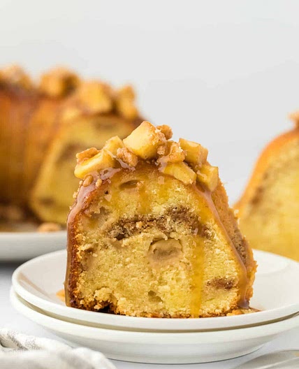 Caramel Apple Pound Cake
