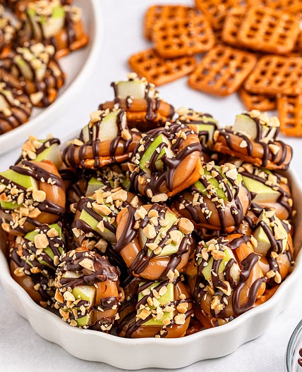 Caramel Apple Bites