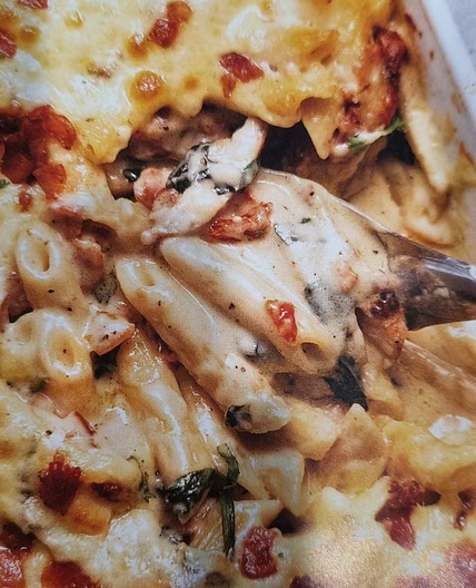 Chicken pasta bake