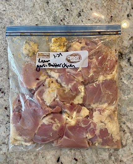Keto Crockpot Lemon Garlic Butter Chicken Thighs