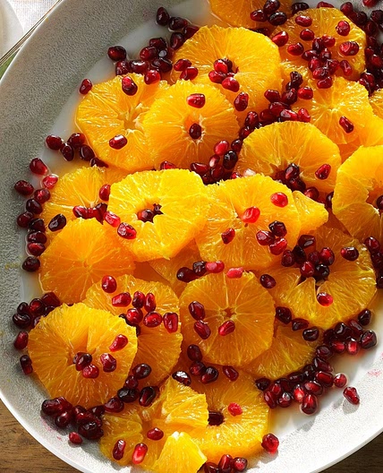 Orange Pomegranate Salad with Honey