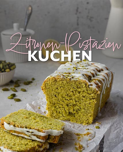 Zitronen-Pistazien Kuchen