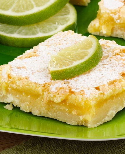 Dairy-Free Lime Bars
