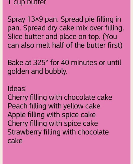 Dump Cake