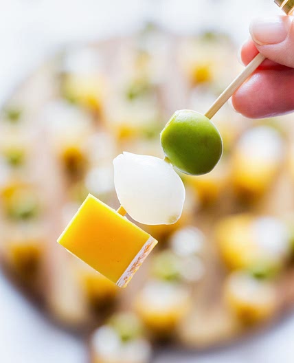 Irish Flag Appetizer Skewers