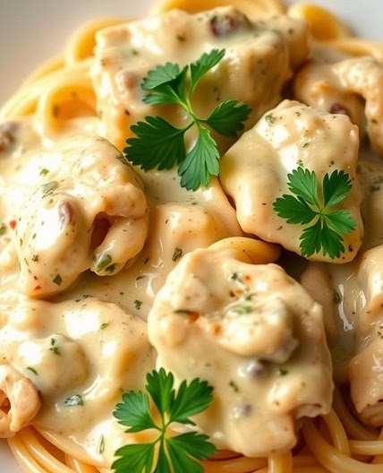 Creamy Crockpot Italian Chicken