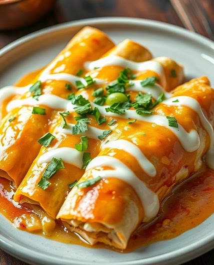 White Chicken Enchiladas