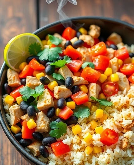 One Pot Burrito Bowl Recipe