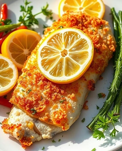 Crispy Lemon Baked Fish Recipe