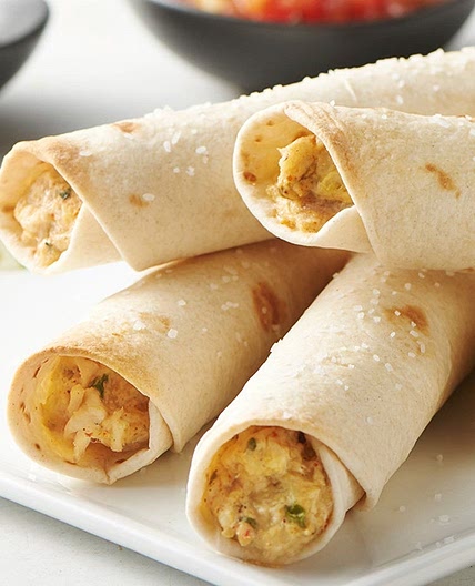 Baked Creamy Chicken Taquitos