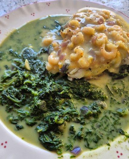 Seezunge mit Krabbensoße