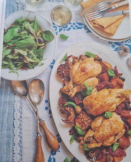 Slow cooker Mediterranean pot roast poussin