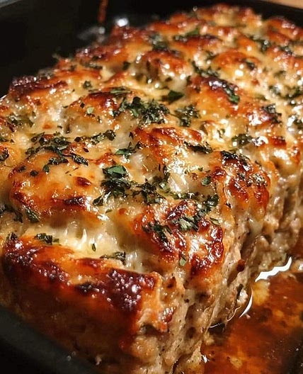 🧄🧀 Garlic Parmesan Chicken Meatloaf 🍗