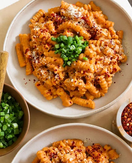 Gochujang spicy pasta