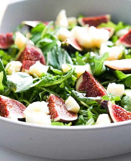 Fresh Fig and Rocket Salad with Parmesan