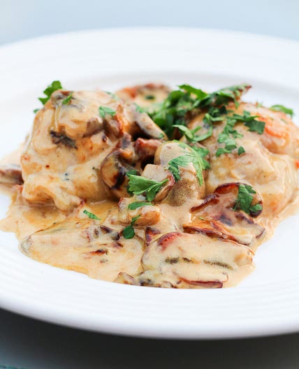 Chicken Thighs Marsala