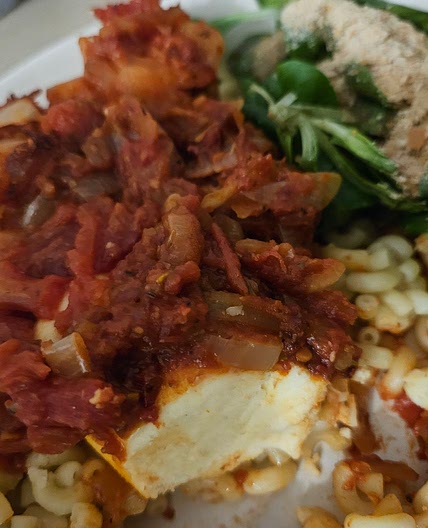 Les quennelles à la sauce tomate de Vincent