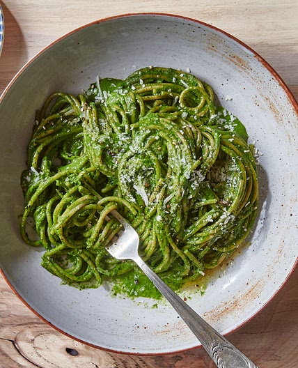 Kale Pesto With Whole Wheat Pasta