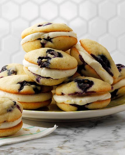Lemon Blueberry Whoopie Pies