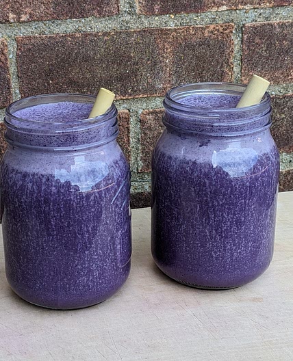 Muscle Fuel Blueberry Protein Smoothie