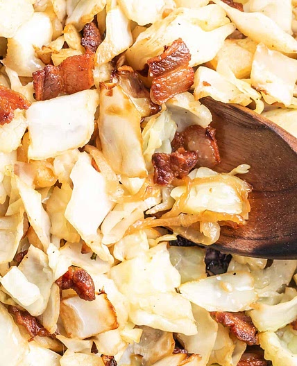 Keto Fried Cabbage