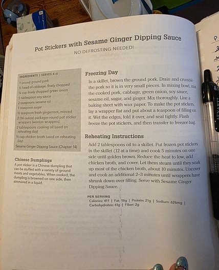 Pot Stickers with Sesame Ginger Dipping Sauce - NO DEFROSTING NEEDED!