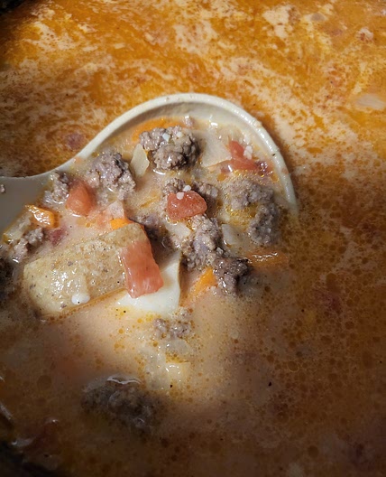 Cheeseburger Soup