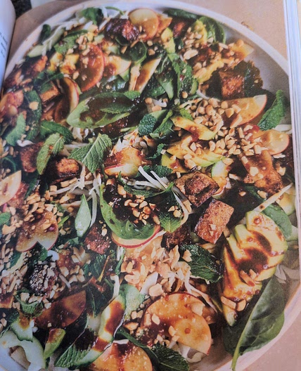 Rojak salad with avocado, tofu and tamarind