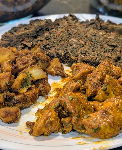 Indian Chicken and Potatoes