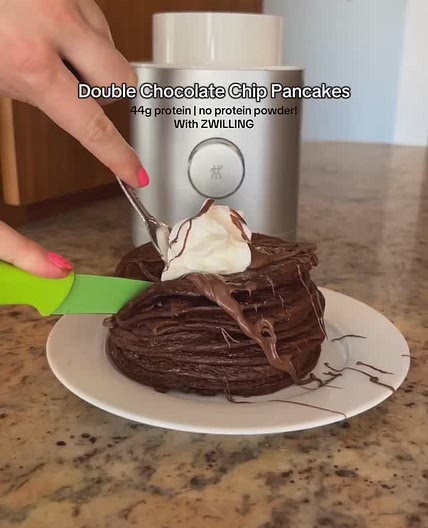 Double Chocolate Chip Pancakes