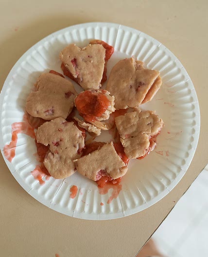 Love cookies with home made jam