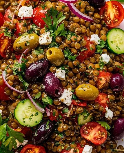 Mediterranean Lentil Salad