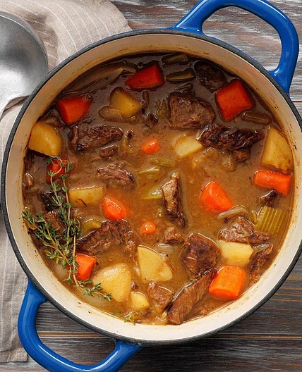 Homemade Apple Cider Beef Stew