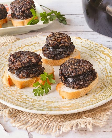 Morcilla en freidora de aire