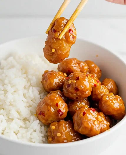 Poulet Général Tao à l'Air Fryer