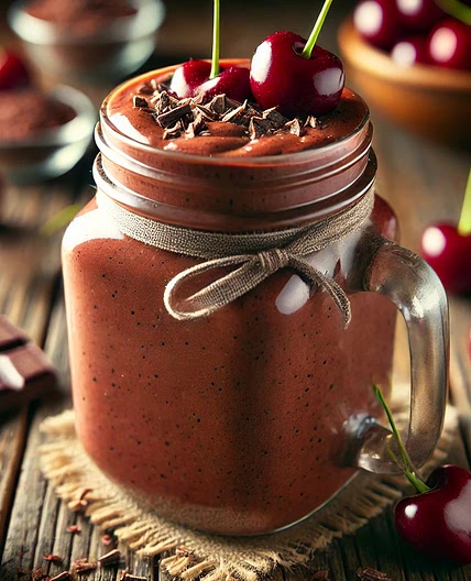 The Best Chocolate Cherry Smoothie